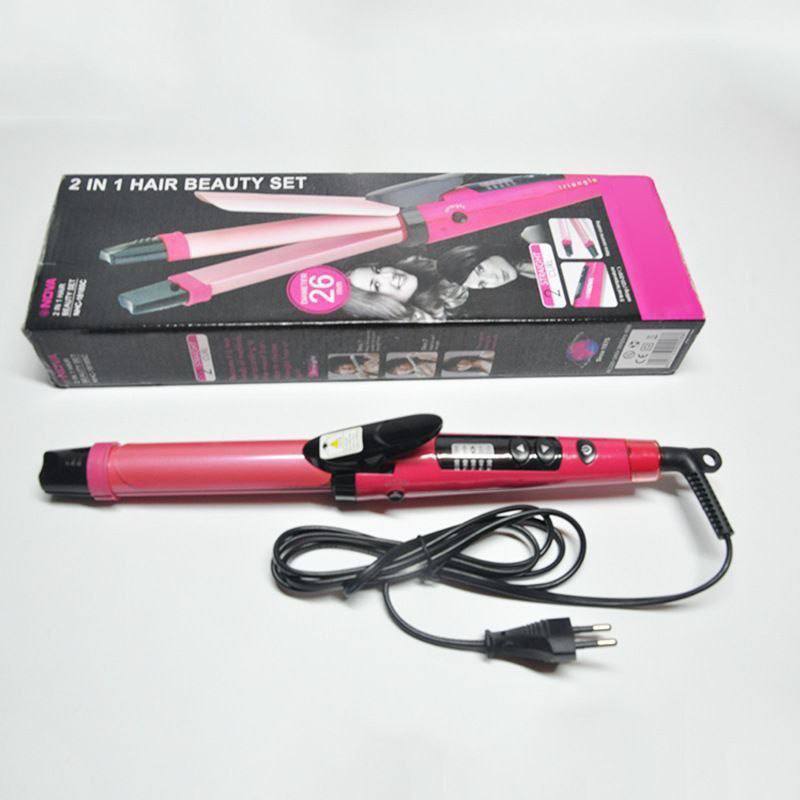 2in1 hair curler and straightener