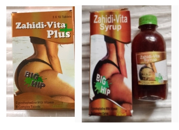 Zahidi Vita Plus Tablet+Zahidi Vita Syrup for Butt Enlargement