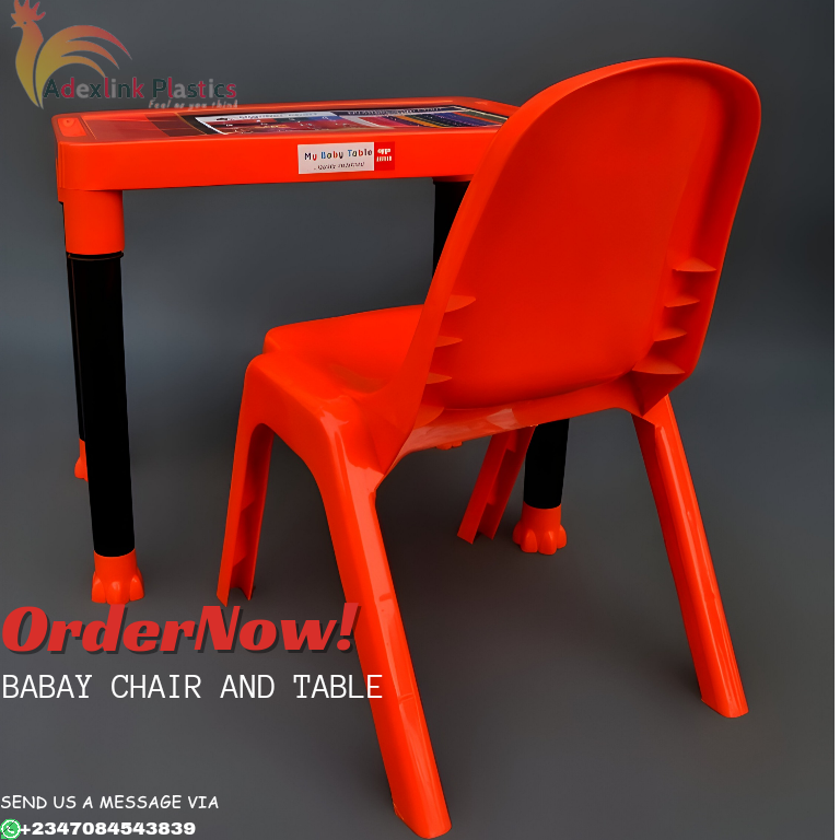 BABY CHAIR AND TABLE