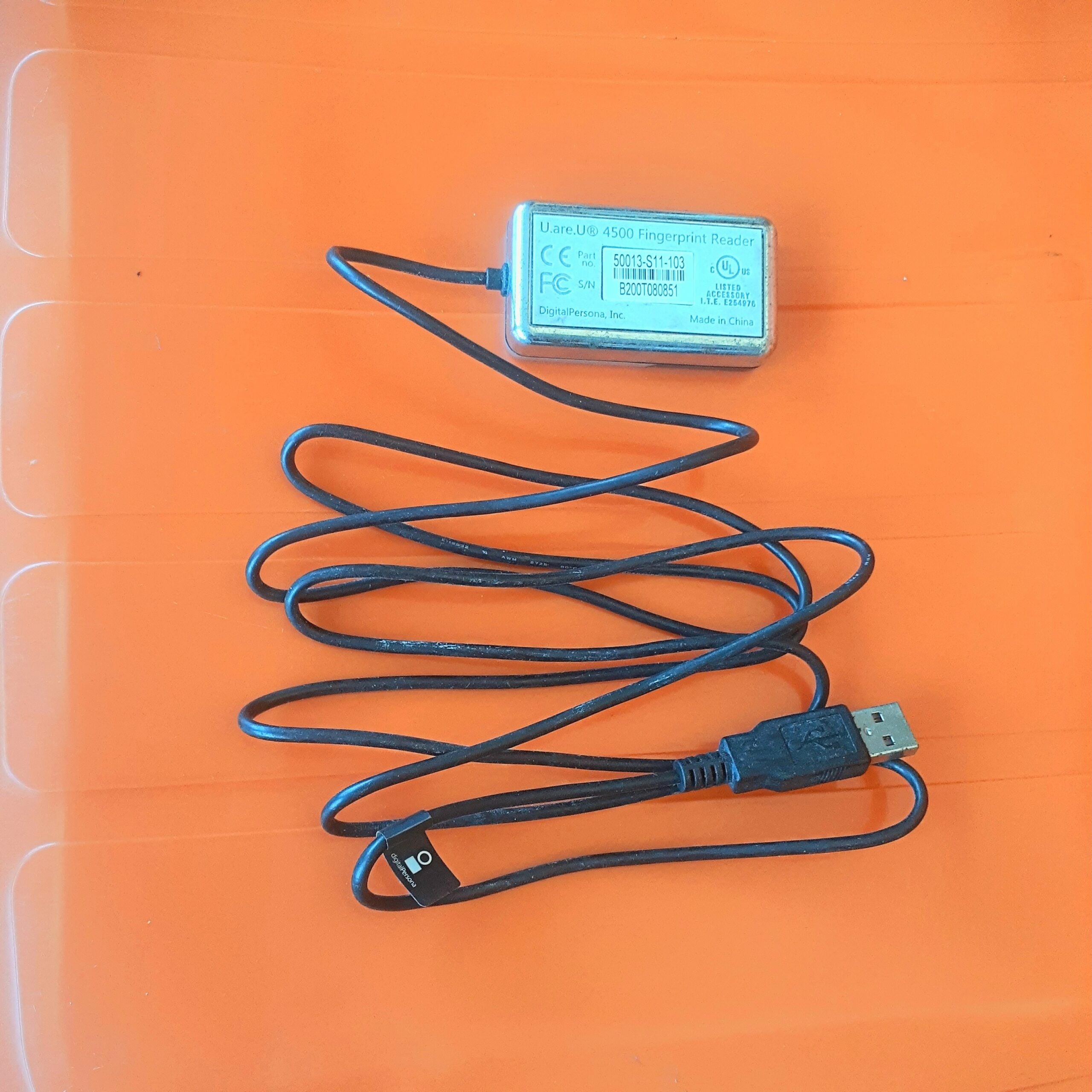 Digital Persona Fingerprint Scanner U are U 4500