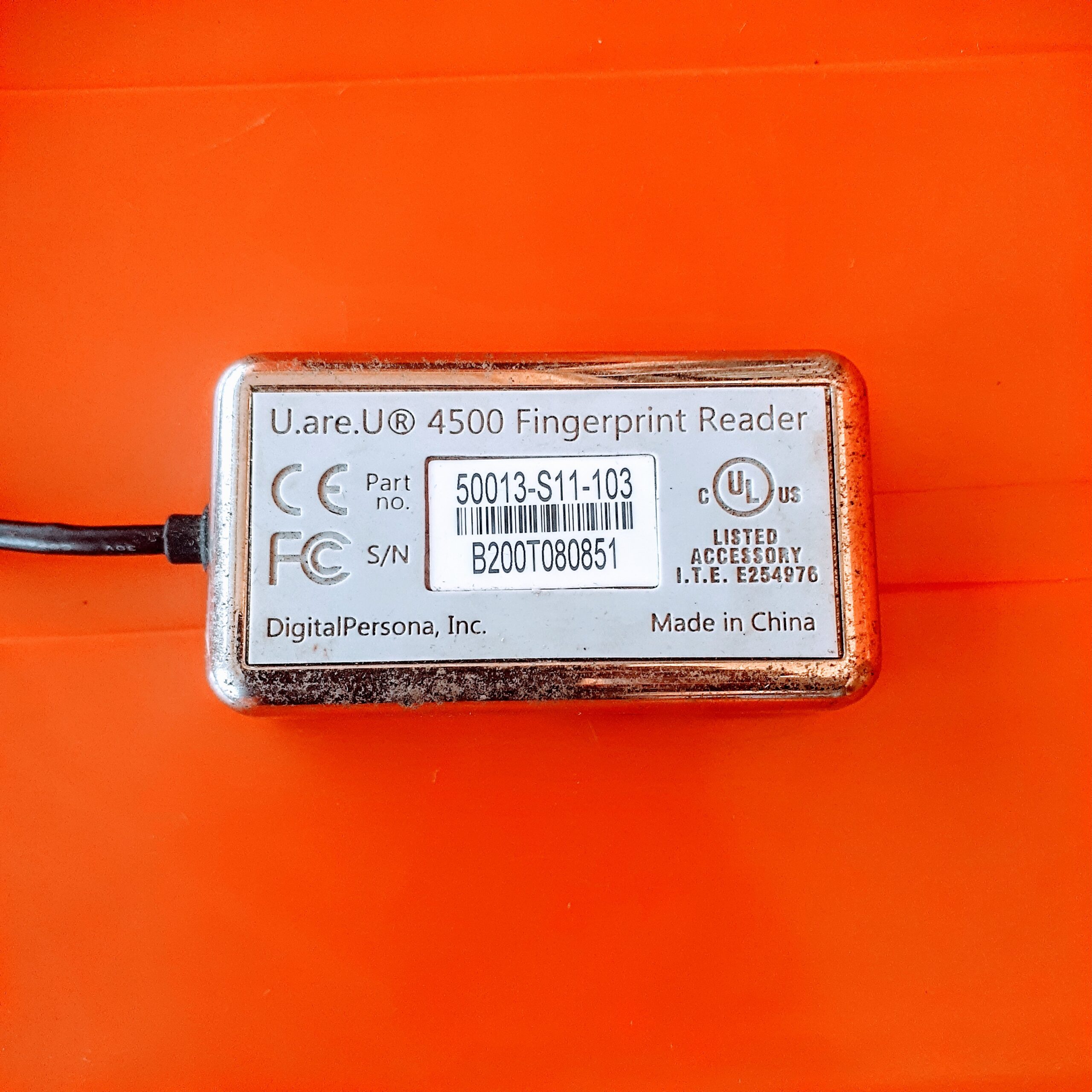 Digital Persona Fingerprint Scanner U are U 4500