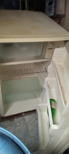 A used white LG refrigerator (150L) for sale