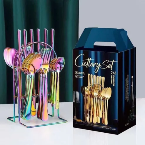 24 pcs cutlery set