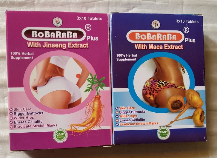 Bobaraba Plus Tablet with Jinseng Extract for Butt Beast Enlargement
