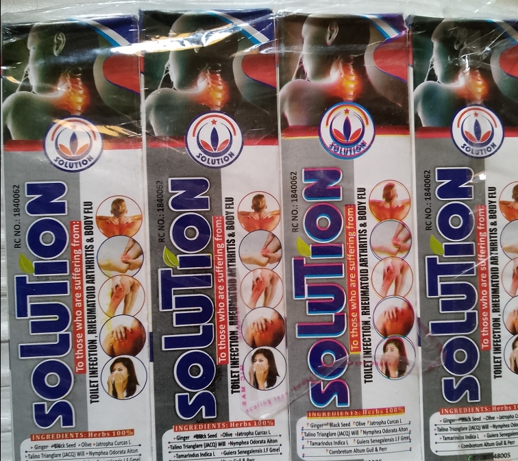 Solution Drink for Infection, Rheumatoid, Arthritis and Body Flu