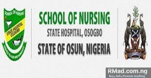 School Of Nursing, State Hospital, Oshogbo 2024/2025 Nursing Form/ Admission form is still On-sale.