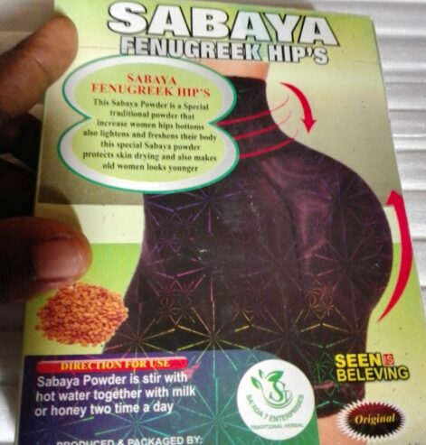 Sabaya Fenugreek Powder for Butt and Hips Enlargement