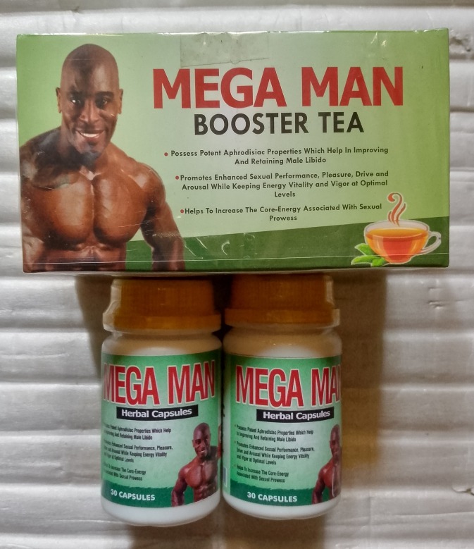 MegaMan Booster Capsule+Tea for Men Sexuall Enhancement