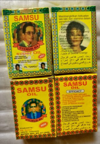 Samsu Super Oil for Delay Ejaculation and Sexual Enhancement