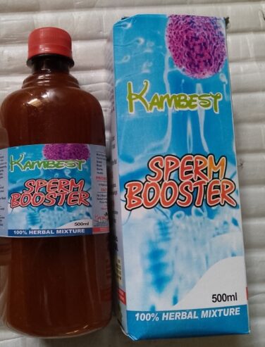 Kambest Sperm Booster Capsule+Liquid Herbal Mixture