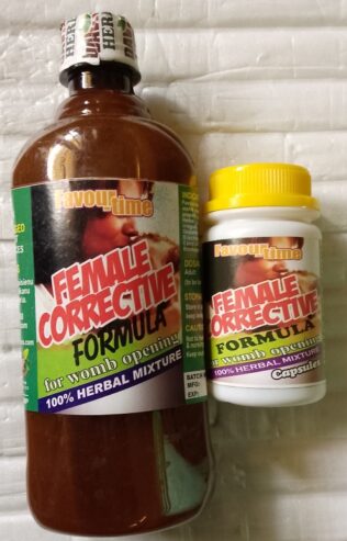 Favour Time Female Corrective Formula Capsule+Liquid Herbal Mixture