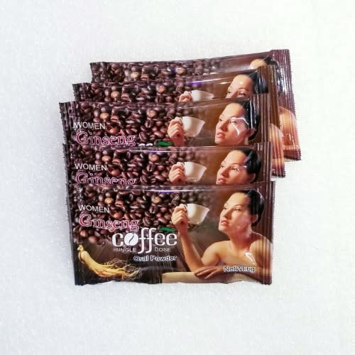 Women Ginseng Coffee Oral Powder Sex Enhancement and Libido Booster