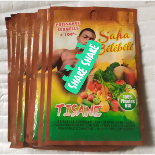 Tisane Saha Belebele Herbal Powder Tea for Manpower
