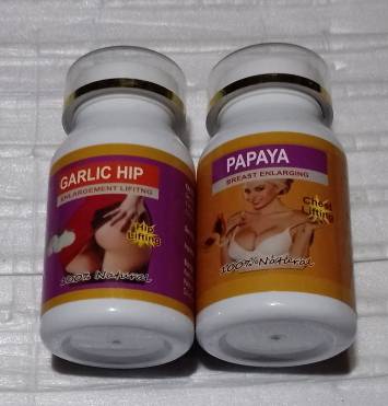 Garlic Butt, Papaya Breast Enlargement Capsule