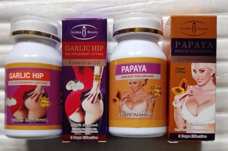 Garlic Butt, Papaya Breast Enlargement Capsule