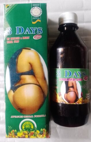 3 Days Herbal Hip Butt and Breast Enlargement Syrup